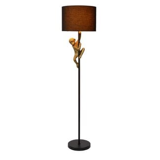 Lucide EXTRAVAGANZA CHIMP - Lampadaire - Ø 35 cm - 1xE27 - Noir - 10702/81/30