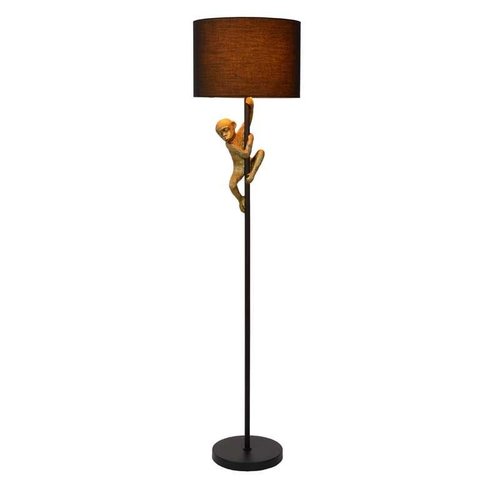 Lucide EXTRAVAGANZA CHIMP - Vloerlamp - Ø 35 cm - 1xE27 - Zwart - 10702/81/30 Lucide EXTRAVAGANZA CHIMP - Vloerlamp - Ø 35 cm - 1xE27 - Zwart - 10702/81/30