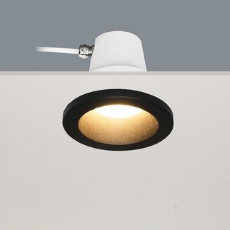 LioLights Inbouwspot Bados Rond - Zwart - IP65