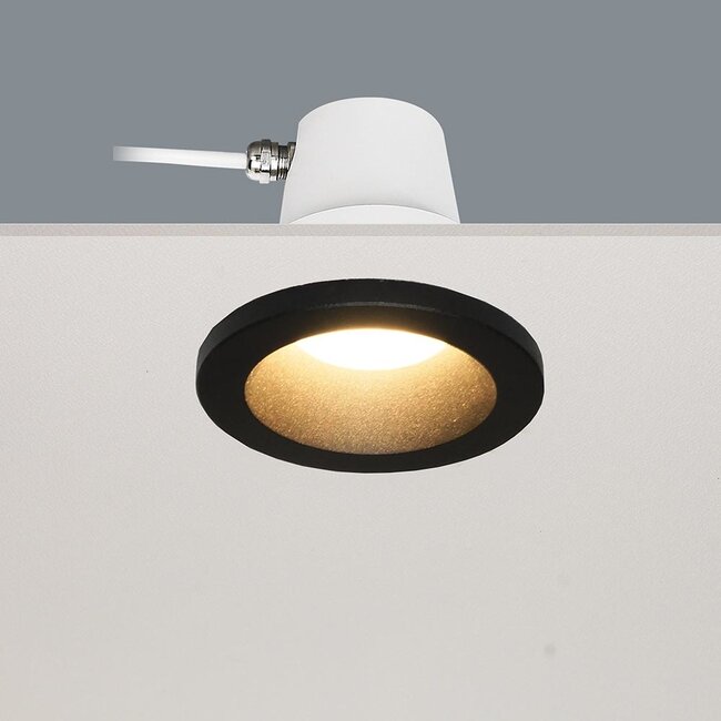 Recessed spot Bados Round - Black - IP65