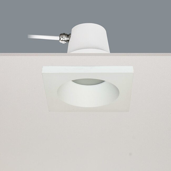 Recessed spot Bados Square - White - IP65