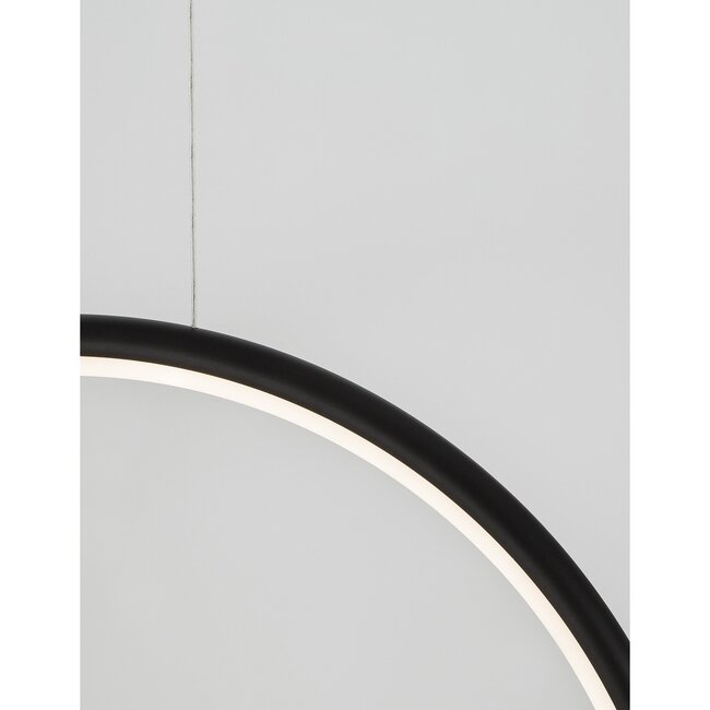 Suspension LED CELIA noir 43 x 10 x 120 cm