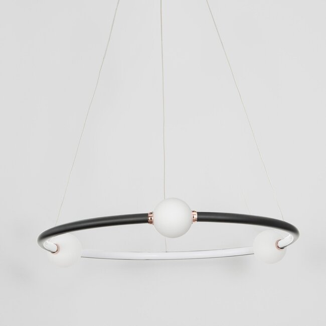 Suspension LED CELIA noir Ø 64 x 120 cm
