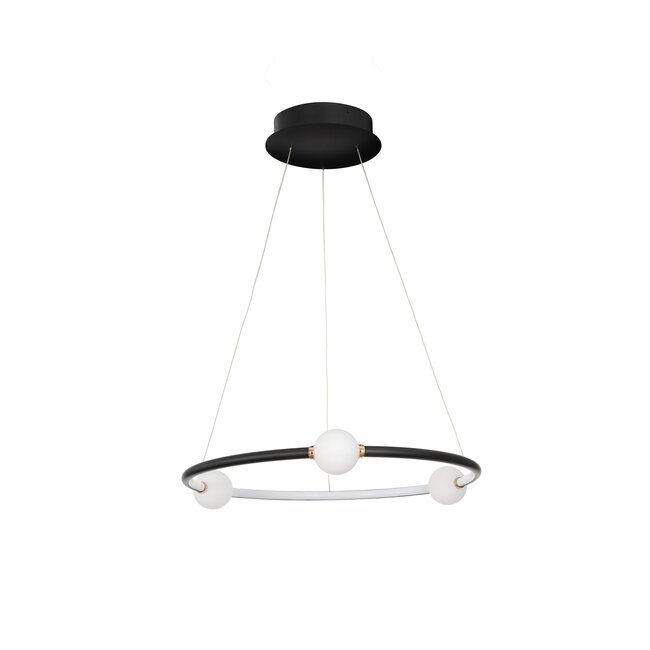 LED hanging lamp CELIA black Ø 64 x 120 cm