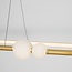 LED hanging lamp CELIA gold 100 x 64 x 120 cm