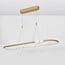 LED hanging lamp CELIA gold 100 x 64 x 120 cm