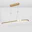 Nova Luce LED hanging lamp CELIA gold 100 x 64 x 120 cm