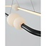 LED hanging lamp CELIA black 100 x 64 x 120 cm