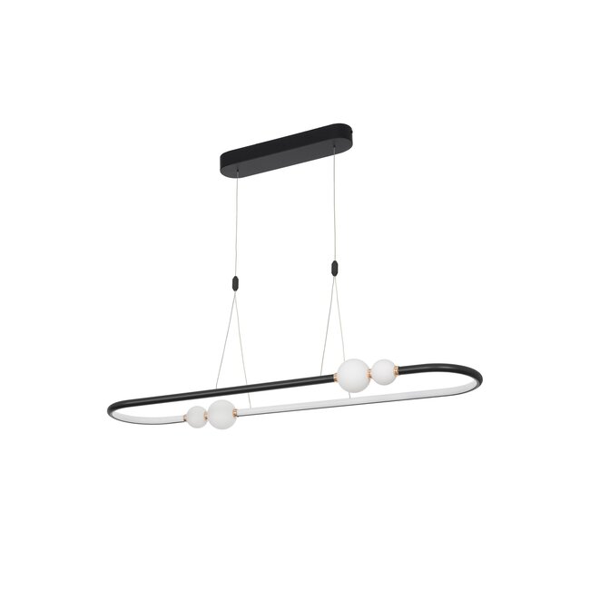 LED hanglamp CELIA zwart 100 x 64 x 120 cm