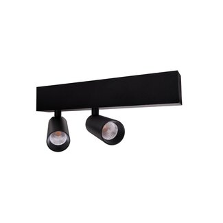 TWIN LED opbouwspot zwart