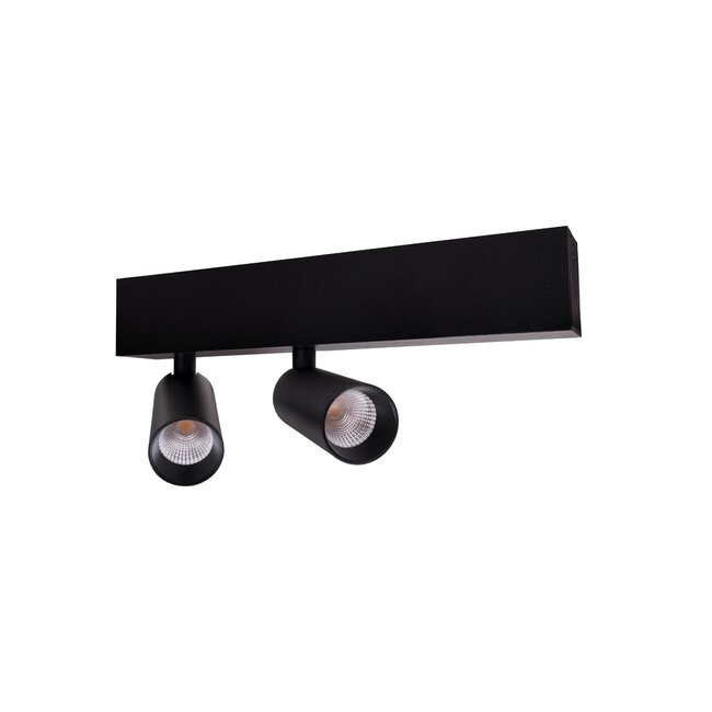 Spot en saillie TWIN LED noir