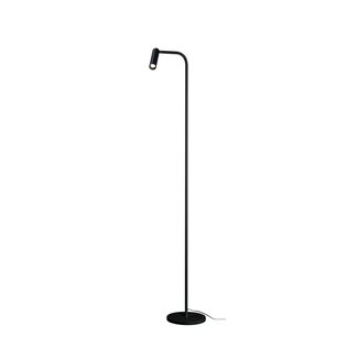 slv Karpo LED floor lamp with dimmer Black