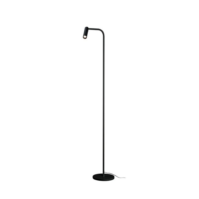 Karpo LED floor lamp with dimmer Black