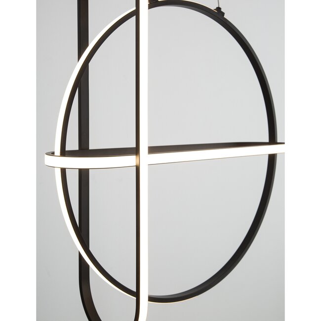 LED hanglamp ARTE zwart 52 x 16 x 120 cm