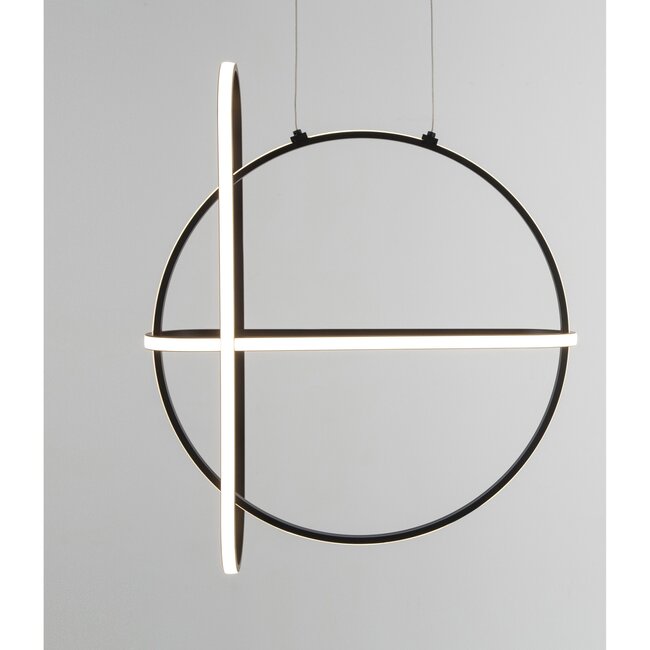 Suspension LED ARTE noir 52 x 16 x 120 cm