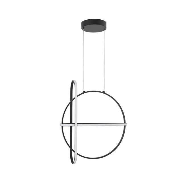 Suspension LED ARTE noir 52 x 16 x 120 cm