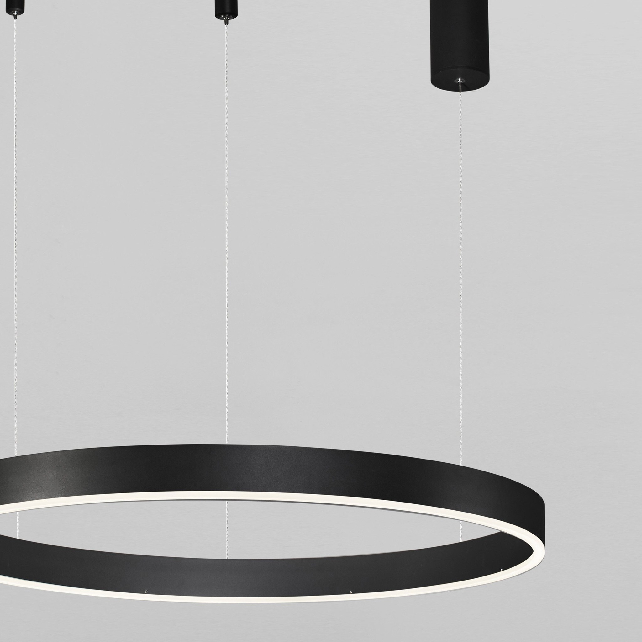 LED hanging lamp MOTIF black Ø 60 x 120 cm perfectlights.be