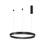 LED hanging lamp MOTIF black Ø 60 x 120 cm