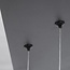 LED hanging lamp CORNICE black 120 x 160 cm