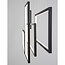 LED hanglamp CORNICE zwart 120 x 160 cm