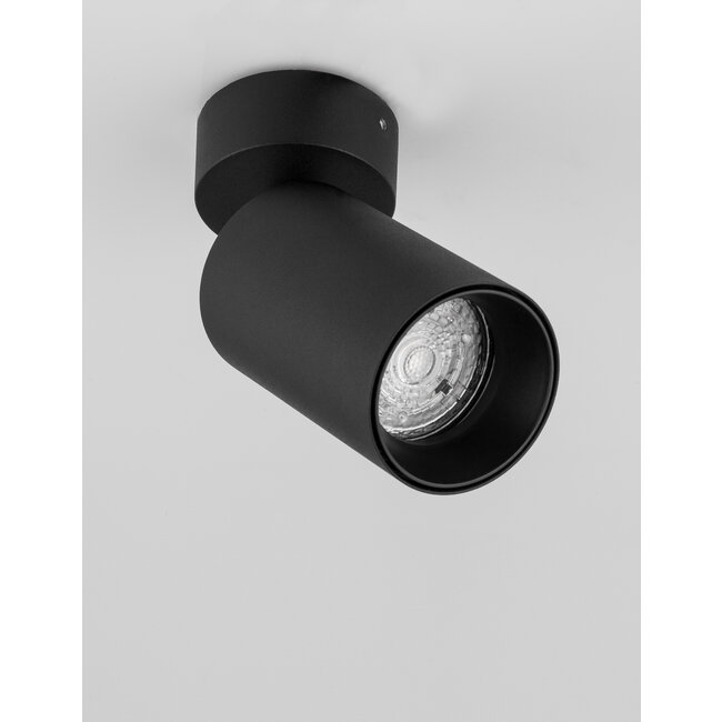 TOD opbouwspot 1L - zandzwart - GU10