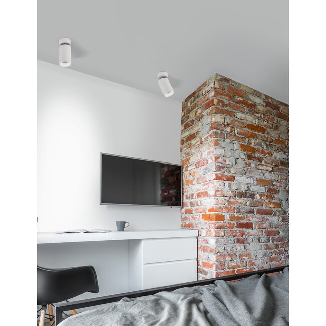 Spot en saillie TOD 1L - blanc sable - GU10