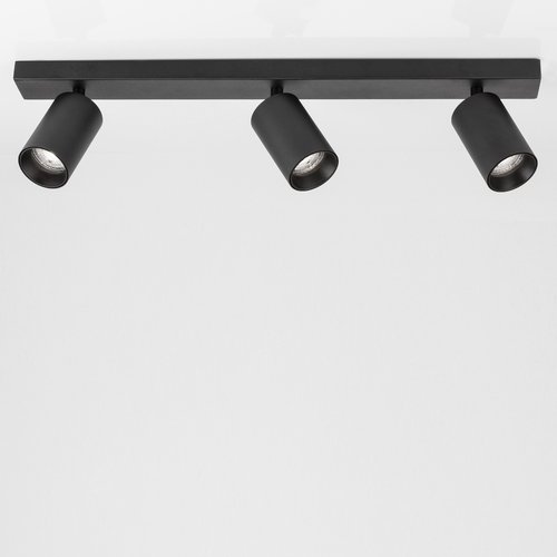 Nova Luce TOD opbouwspot 3L - zandzwart - GU10 Nova Luce TOD opbouwspot 3L - zandzwart - GU10