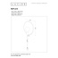 REFLEX - Lampe miroir - 1xE27 - Noir - 36213/31/30