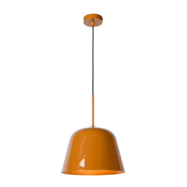 MISHA - Hanglamp - Ø 31 cm - 1xE27 - IP21 - Okergeel - 30482/31/44