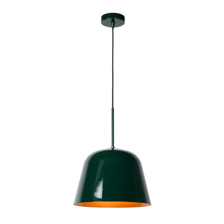 Lucide MISHA - Hanging lamp - Ø 31 cm - 1xE27 - IP21 - Green - 30482/31/33