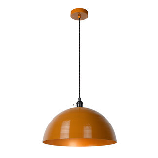 Lucide MARNE - Hanglamp - Ø 40 cm - 1xE27 - IP21 - Okergeel - 30485/40/44