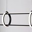 LED hanging lamp ARTE black 90 x 13 x 120 cm