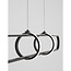 LED hanging lamp ARTE black 90 x 13 x 120 cm