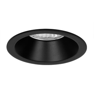 Nova Luce Raena - recessed spot - mounting size Ø 75 mm - GU10 - black