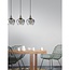 Cedro - hanging lamp 3L - 80 x 130 cm - smoked glass