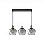 Cedro - hanging lamp 3L - 80 x 130 cm - smoked glass