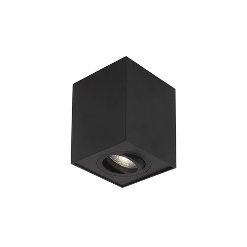 Nova Luce RENDE opbouwspot 1L - zwart - GU10 Nova Luce RENDE opbouwspot 1L - zwart - GU10