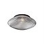Sens - ceiling lamp bathroom - Ø 25 x 11 cm - IP44 - gray and black