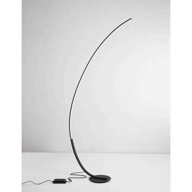 Premium - lampadaire - 30W dimmable LED inclus - noir
