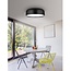 Ceiling lamp Perleto black Ø 48 x 15 cm