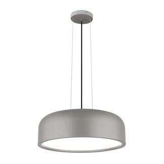 Nova Luce Hanging lamp Perleto gray Ø 48 x 133 cm