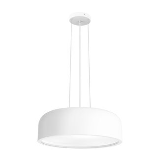 Nova Luce Hanging lamp Perleto white Ø 48 x 133 cm