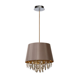 Lucide DOLTI - Suspension - Ø 30,5 cm - 1xE27 - Taupe - 78368/30/41