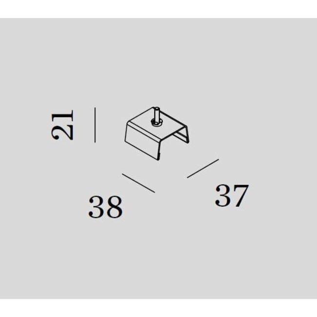 Mounting bracket for flush mounting single-phase rail