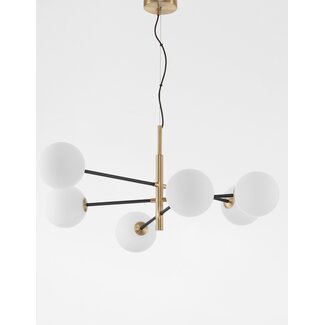 Nova Luce Lampe à suspension Vitra or 103 x 75 x 130 cm