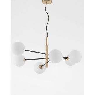 Nova Luce Lampe à suspension Vitra or 103 x 75 x 130 cm