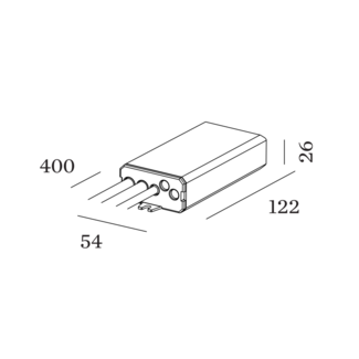 Wever & Ducré LED Driver 500mA - 24W - IP68