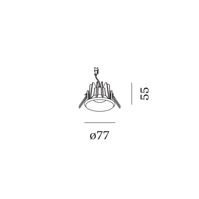 LED Recessed spot TAIO ROUND IP65 1.0