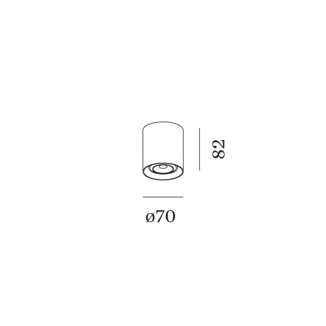 Spot de plafond Ray Mini 1.0 PAR16