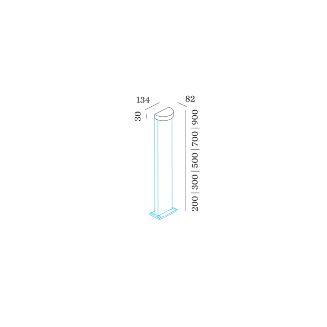 LED Garden Lantern Outdoor PALOS ROUND 1.0